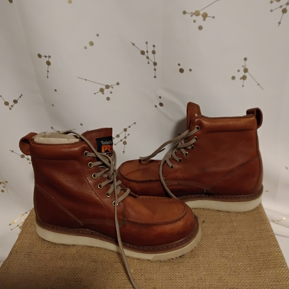 Timberland PRO Men's Tan Leather Boots